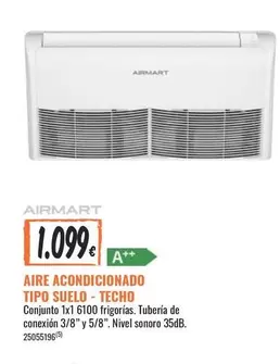 Oferta de Aire -  Acondicionado Tipo Suelo - Techo por 1099€ en Obramat