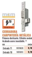Oferta de Carpintería Metalica por 9,7€ en Obramat