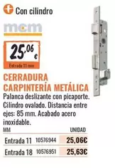 Oferta de Cerradura Carpinteria Metalica por 25,06€ en Obramat