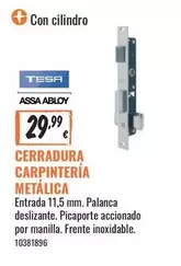 Oferta de Tesa - Cerradura Carpinteria por 29,99€ en Obramat