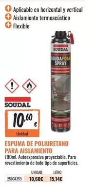 Oferta de Vertical - Espuma De Poliuretano Para Aislamiento por 10,6€ en Obramat