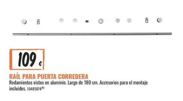 Oferta de Rai Para Puerta Corredera por 109€ en Obramat