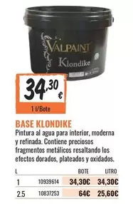 Oferta de Pintura Al Agua Para Interior por 34,3€ en Obramat