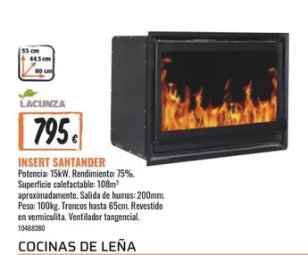 Oferta de Insert por 795€ en Obramat