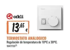 Oferta de Termostato Analogico por 13,65€ en Obramat