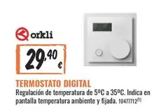 Oferta de Termostato Digital por 29,4€ en Obramat