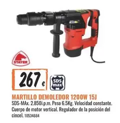 Oferta de Stayer - Martillo Demoledor por 267€ en Obramat