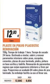 Oferta de Plaste En Polvo por 12,8€ en Obramat