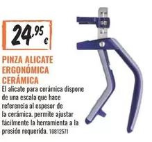 Oferta de Pinza Alicate Ergonomica Cerámica por 24,95€ en Obramat