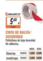 Oferta de Miarco - Cinta De Baliza por 5,6€ en Obramat
