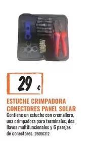 Oferta de Solar - Estuche Crimpadora Conectores Panel por 29€ en Obramat
