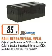 Oferta de Caja Y Tapa De Acero De 5/10mm De Espesor. Color Antracita. Capacidad De Carga por 85€ en Obramat