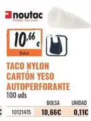 Oferta de Tac Nylon Carton Yeso Autoperforante por 10,66€ en Obramat