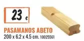 Oferta de Pasamanos Abeto por 23€ en Obramat