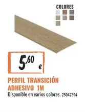 Oferta de Perfil Transicion Adhesivo 1m por 5,6€ en Obramat