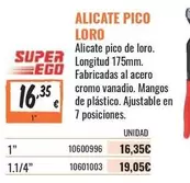 Oferta de Pico - Alicate  Loro por 16,35€ en Obramat