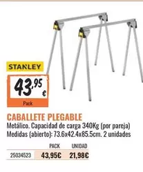 Oferta de Caballete Plegable por 43,95€ en Obramat