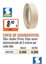 Oferta de Cinta De Guardanivos por 8,4€ en Obramat
