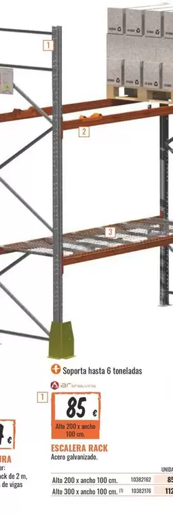 Oferta de Escalera Black por 85€ en Obramat