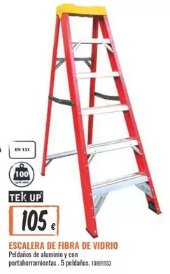 Oferta de Up - Escalera De Fibra De Vidrio por 105€ en Obramat