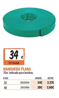 Oferta de Manguera Plana por 34€ en Obramat