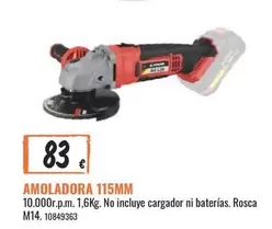 Oferta de Amoladora por 83€ en Obramat