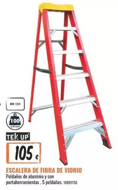 Oferta de Up - Escalera De Fibra De Vidrio por 105€ en Obramat