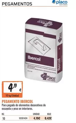 Oferta de Pegamento Ibercol por 4,19€ en Obramat