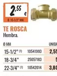 Oferta de Te Rosca por 2,55€ en Obramat