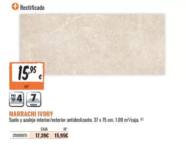 Oferta de Marrachi Ivory por 15,95€ en Obramat