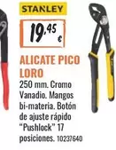 Oferta de Stanley - Alicate Pico Loro por 19,45€ en Obramat