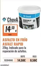 Oferta de Chova - Asfalto En Frio por 14,5€ en Obramat