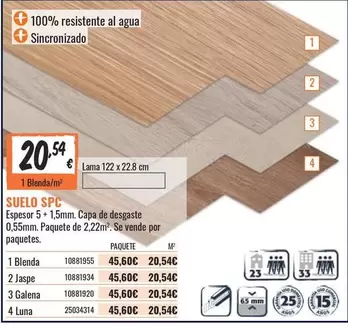 Oferta de SPC - Suelo por 20,54€ en Obramat