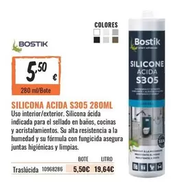 Oferta de Bostik - Silicona por 5,5€ en Obramat