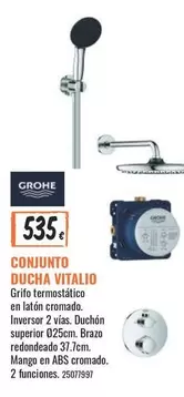 Oferta de Conjunto Ducha Vitalio por 535€ en Obramat