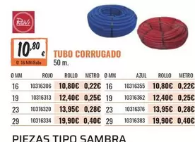 Oferta de Tubo Corrugado por 10,8€ en Obramat