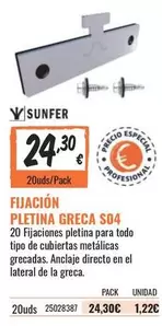 Oferta de Special - Fijación por 24,3€ en Obramat