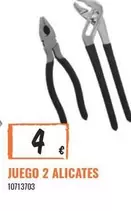Oferta de Juego 2 Alicates por 4€ en Obramat