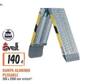 Oferta de Rampa Aluminio Plegable por 140€ en Obramat