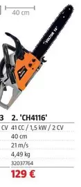 Oferta de Motosierra Ch4116    por 129€ en BAUHAUS