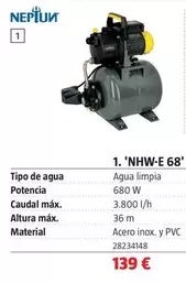 Oferta de PVC - Tipo De Agua por 139€ en BAUHAUS