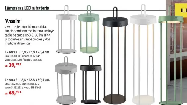 Oferta de Anselm por 39,99€ en BAUHAUS