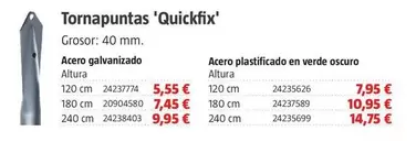Oferta de Tornapuntas 'Quickfix' por 5,55€ en BAUHAUS