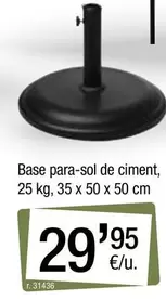 Oferta de Sol - Base Para-sol De Ciment por 29,95€ en BonpreuEsclat