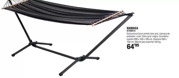 Oferta de Hamaca por 64,95€ en Optimus