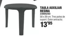 Oferta de Taula Auxiliar Resina por 13,95€ en Optimus