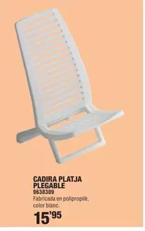Oferta de Cadira Platja Plegable por 15,95€ en Optimus