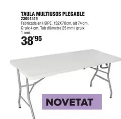 Oferta de Taula Multiusos Plegable por 38,95€ en Optimus