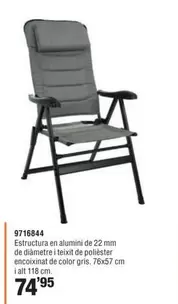 Oferta de Cadires Plegables De Camping por 74,95€ en Optimus