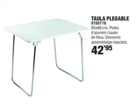 Oferta de Taula Plegable por 42,95€ en Optimus